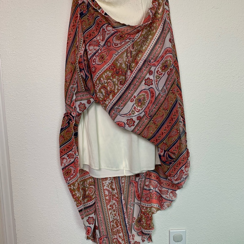Rue 21 strapless paisley handkerchief dress - Picture 4 of 4